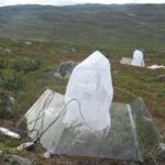 Mätstationer på tundran.