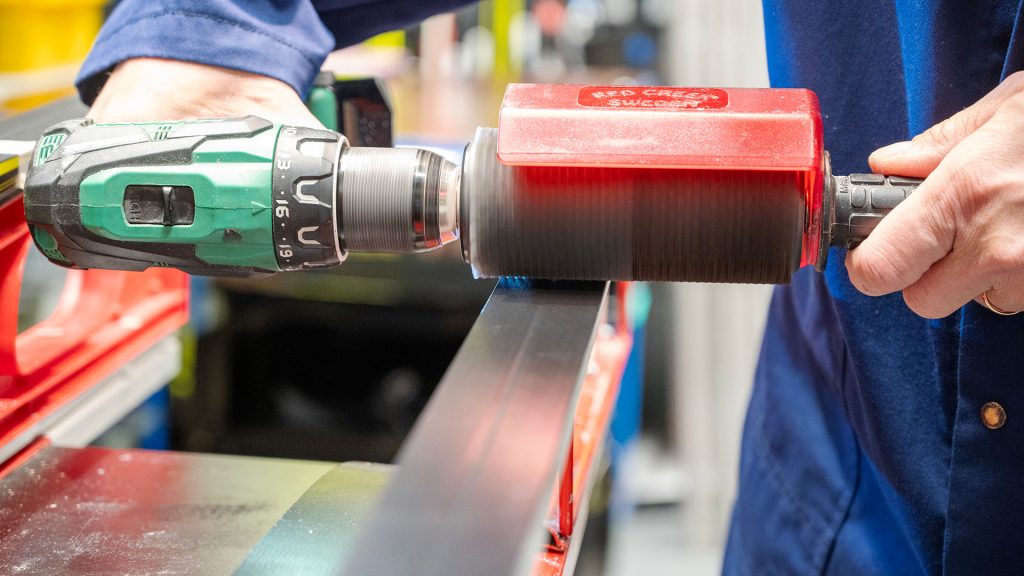 Vallning av en skida