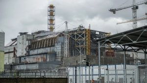 Övergivet kärnkraftsverk, utifrån.