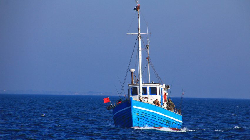 Fiskebåt på Östersjön