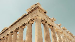 Parthenon i Grekland.