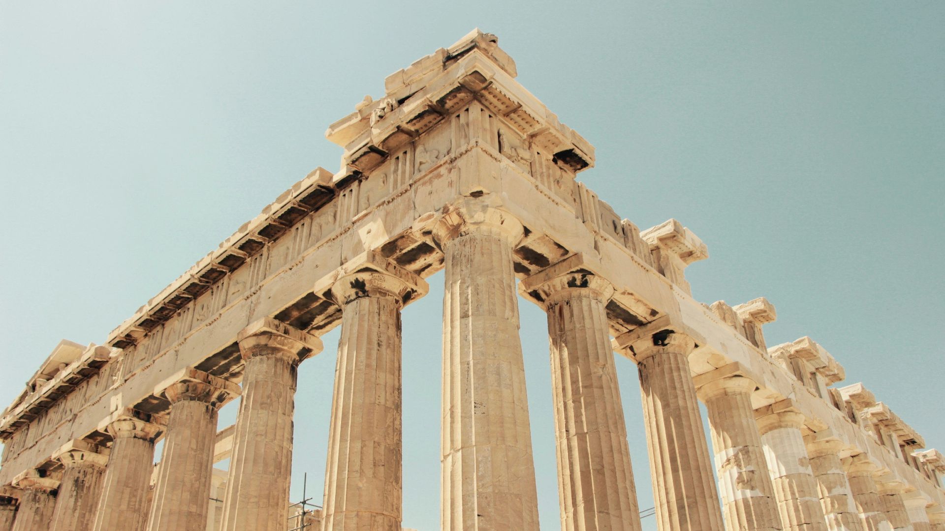 Parthenon i Grekland.